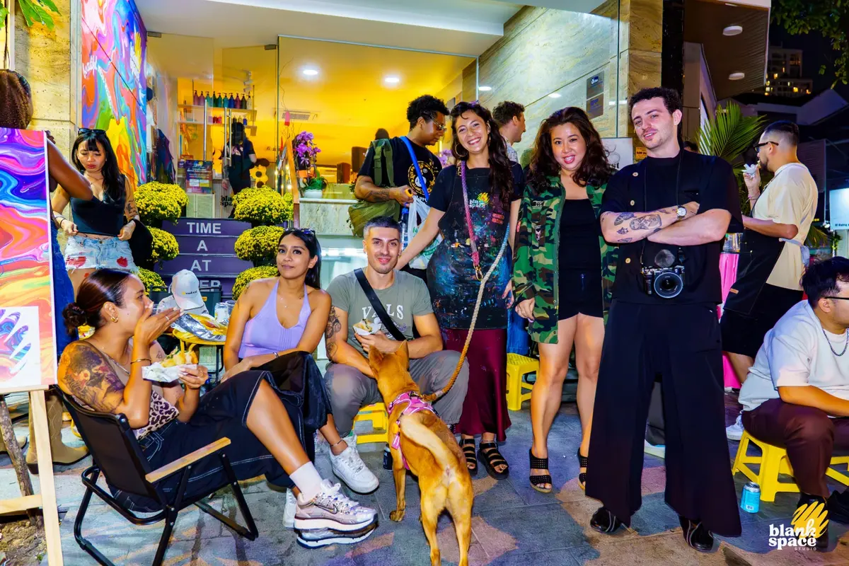 Community gathering and private event at Blank Space Studio Saigon