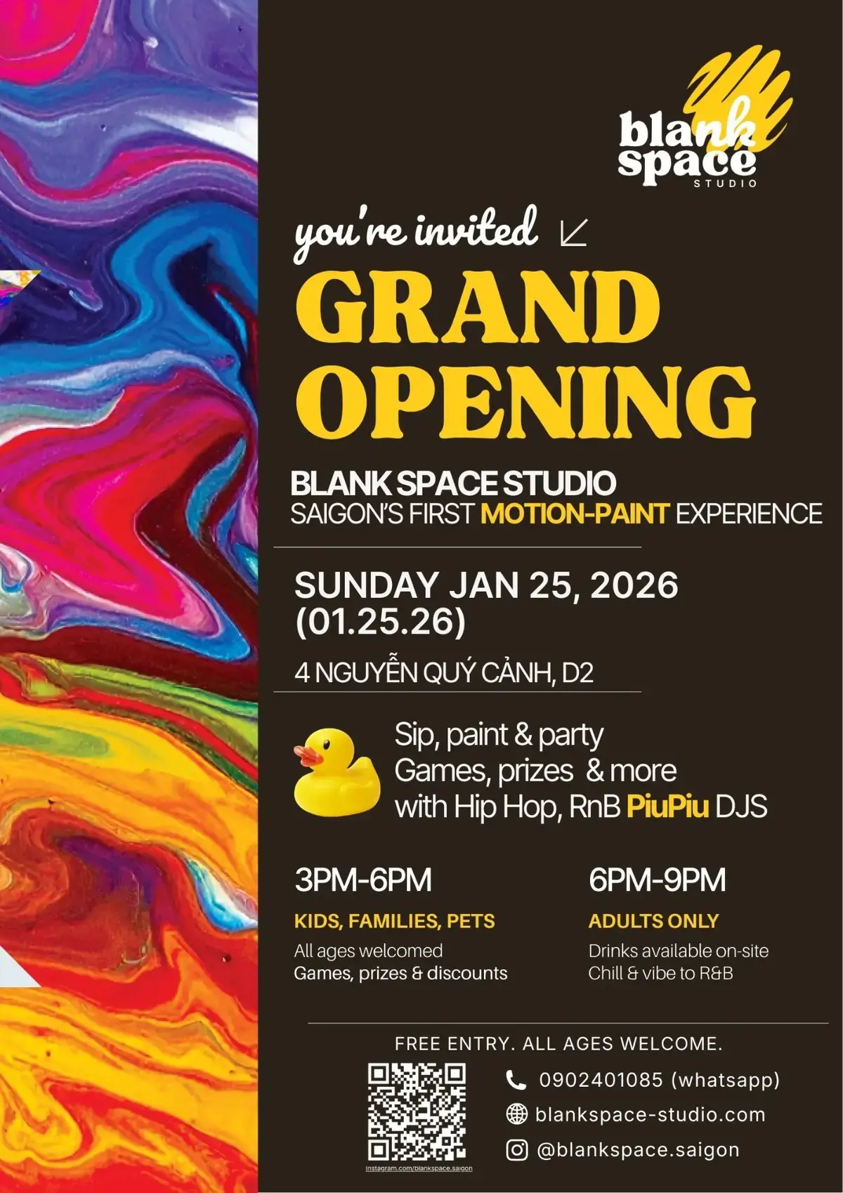 Grand Opening Party - Blank Space Studio