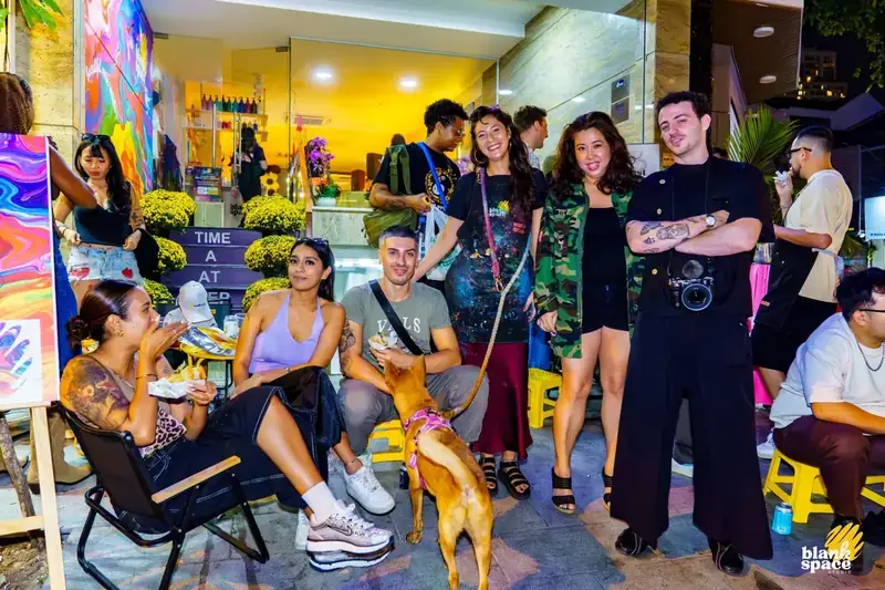 Community gathering and private event at Blank Space Studio Saigon