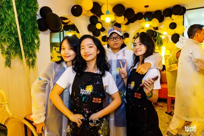 Blank Space Studio staff at a team event in Ho Chi Minh City