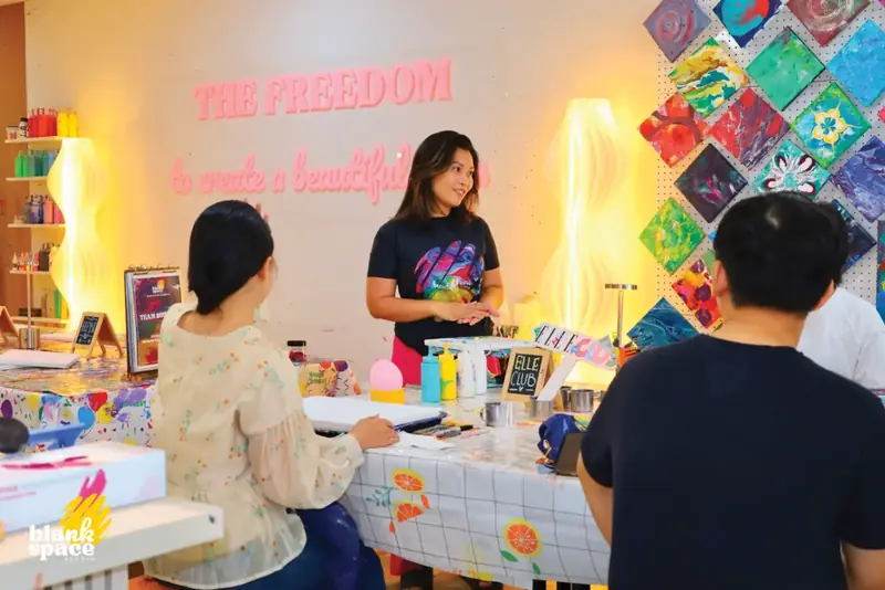 Facilitated team bonding workshop at Blank Space Studio in Saigon